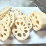 岩国れんこんの切り口のラップ保存方法